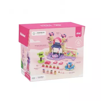 Konstruktorius Marioinex Waffle Mini Blocks Princesė – 280 dalių, įvairiaspalvis, dėžutė, nuo 6 metų