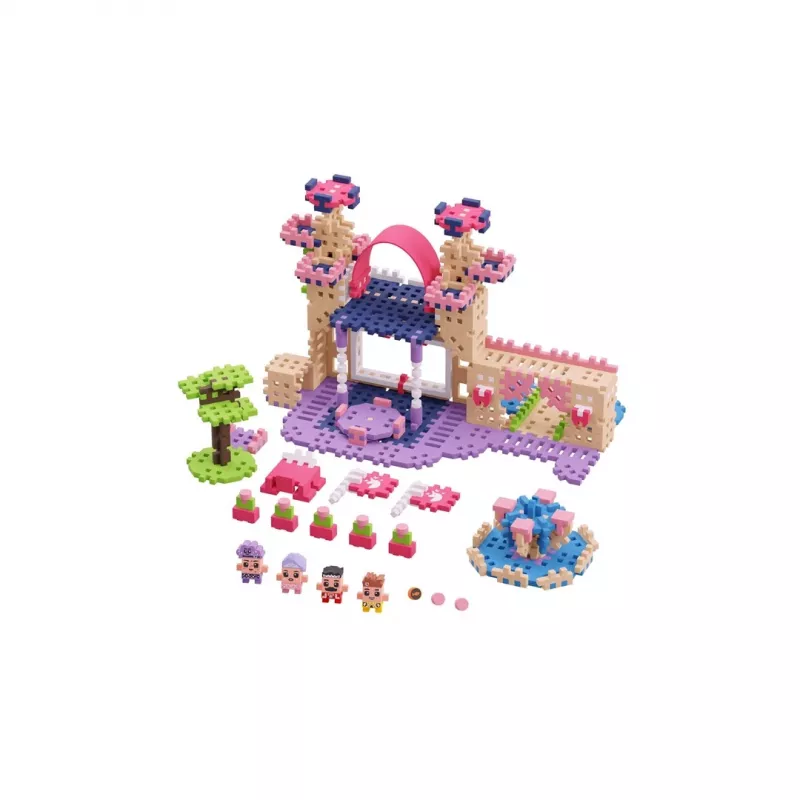 Konstruktorius Marioinex Waffle Mini Blocks Princesė – 280 dalių, įvairiaspalvis, dėžutė, nuo 6 metų