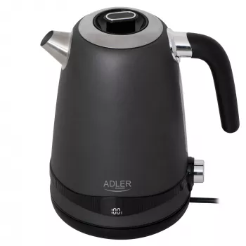 Adler virdulys AD 1295g SS | 2200 W | 1.7 L | Nerūdijantis plienas | Pilka