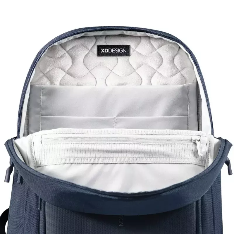 Kuprinė XDDESIGN Soft Daypack P705.985 Navy – lengva, vandenį atstumianti dieninė kuprinė