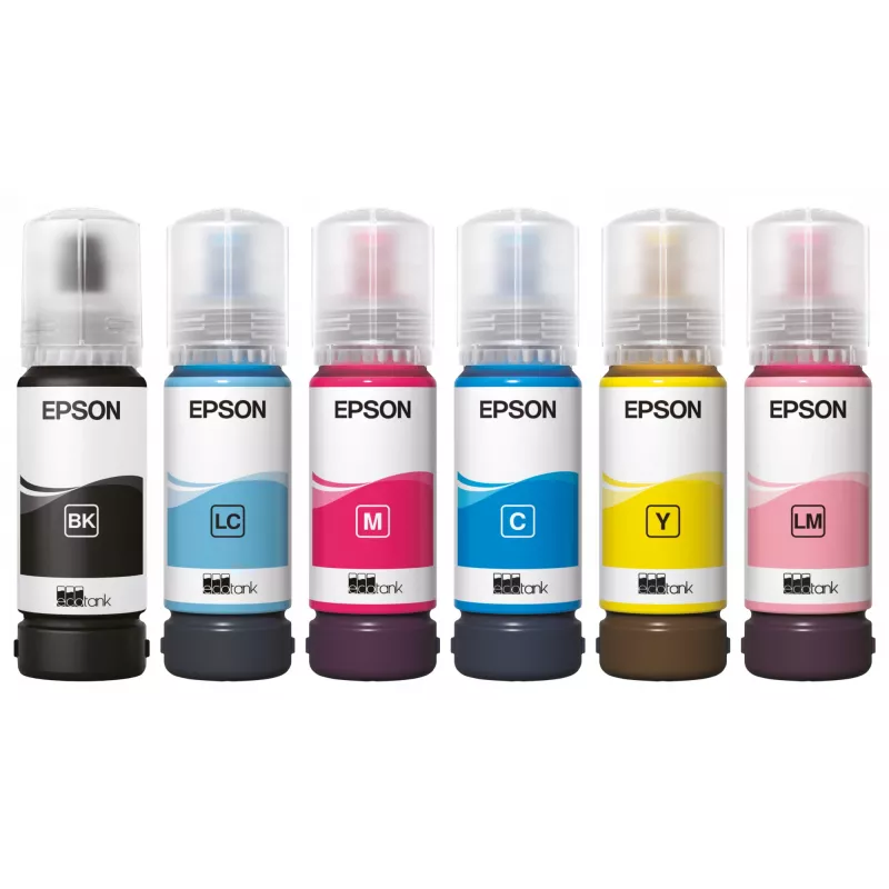 EPSON 108 EcoTank rašalo buteliukas, žydra spalva
