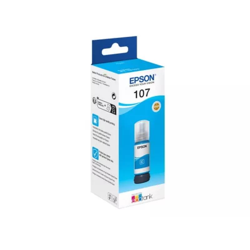 EPSON 108 EcoTank rašalo buteliukas, žydra spalva
