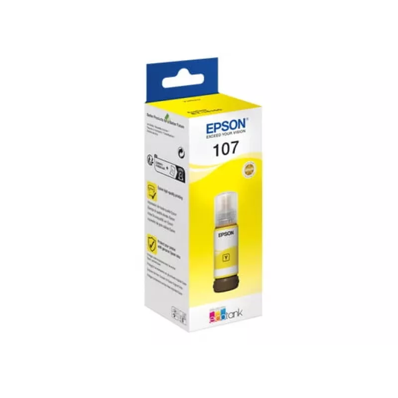 EPSON 108 EcoTank geltonų rašalo buteliukas