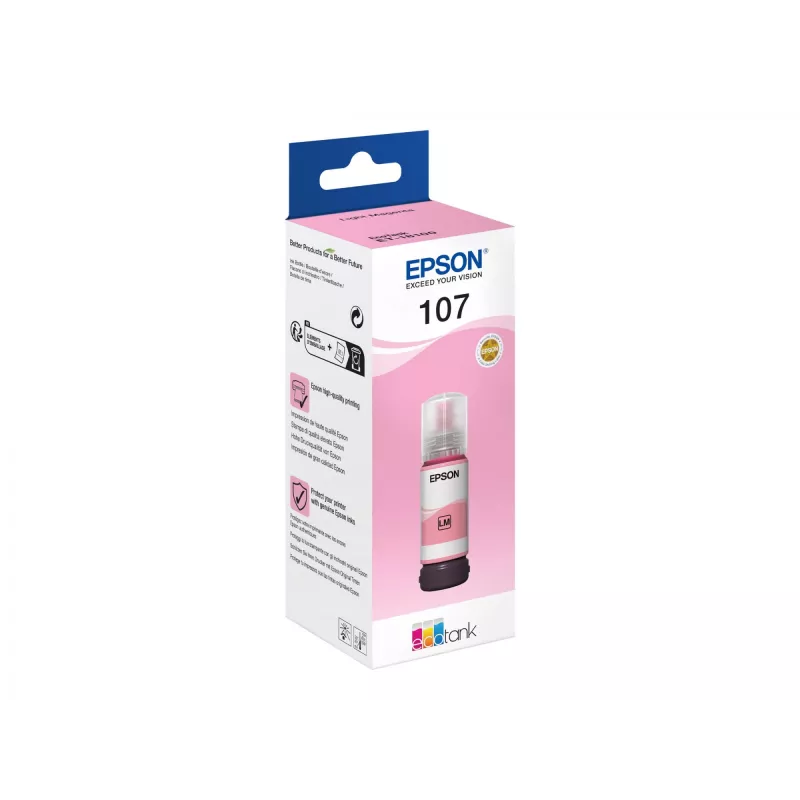 EPSON 108 EcoTank šviesiai purpurinis rašalo buteliukas