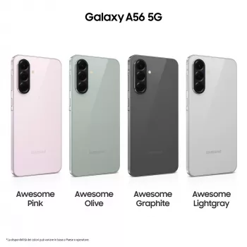 Samsung Galaxy A56 17 cm (6,7 inch) Dual SIM Android 15 5G USB Type-C 8 GB 128 GB 5000 mAh Graphite