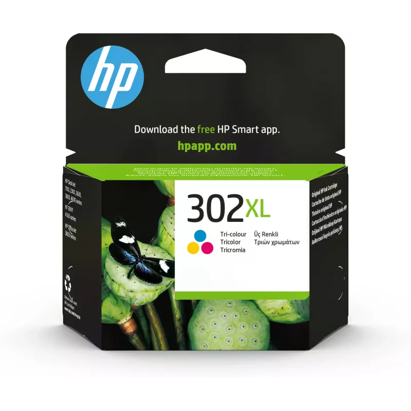 HP 302XL rašalo kasetė Tri-color