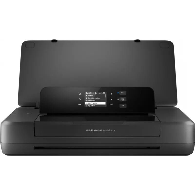 HP Officejet 200 Mobilus spausdintuvas, spalvotas rašalinis, A4, 1200x1200 dpi, 20 ppm nespalvotas, 19 ppm spalvotas, 50 lapų, USB, Wi-Fi