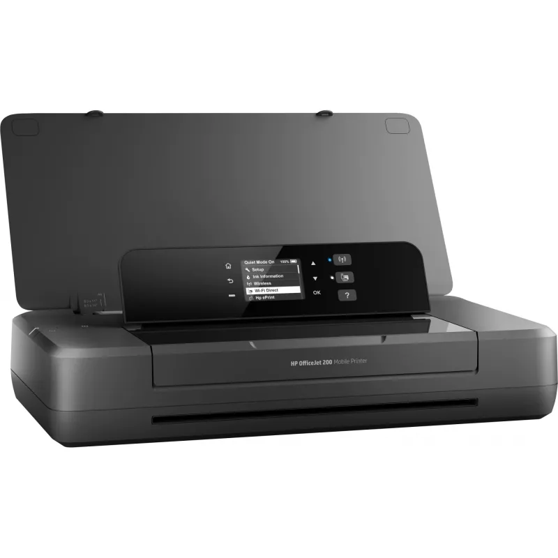 HP Officejet 200 Mobilus spausdintuvas, spalvotas rašalinis, A4, 1200x1200 dpi, 20 ppm nespalvotas, 19 ppm spalvotas, 50 lapų, USB, Wi-Fi