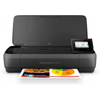 HP Officejet 250 Mobilus Viskas-viename MFP spalvotas rašalinis A4 8ppm Kopijavimas 10ppm Spausdinimas 50lapų USB Wi-Fi