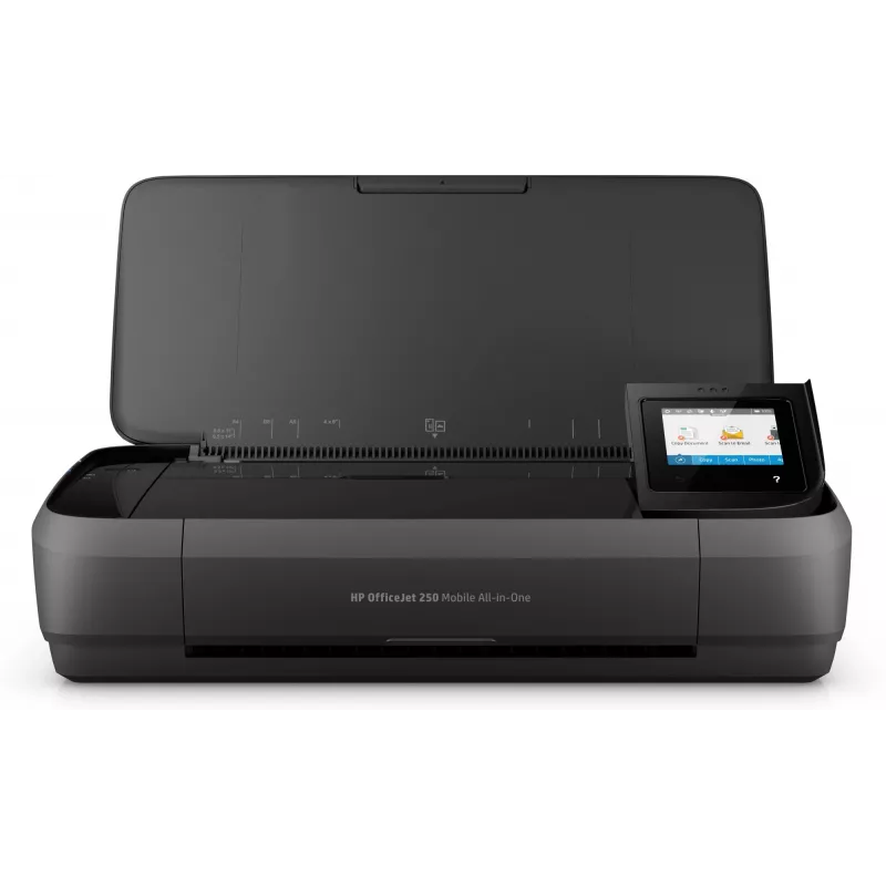 HP Officejet 250 Mobilus Viskas-viename MFP spalvotas rašalinis A4 8ppm Kopijavimas 10ppm Spausdinimas 50lapų USB Wi-Fi