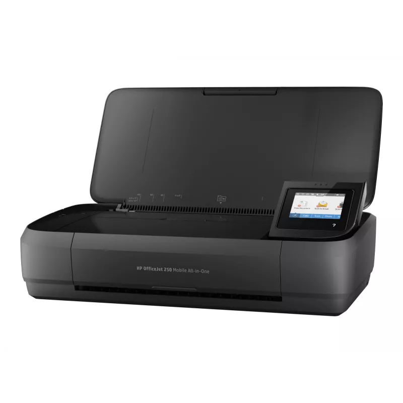 HP Officejet 250 Mobilus Viskas-viename MFP spalvotas rašalinis A4 8ppm Kopijavimas 10ppm Spausdinimas 50lapų USB Wi-Fi