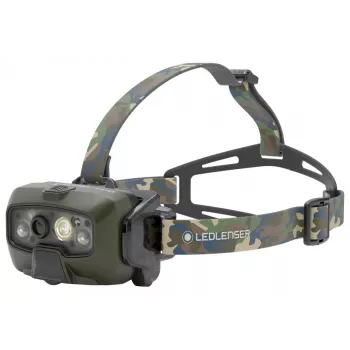 Ledlenser HF8R Core RGB Camouflage – LED priekinė lemputė, žalia