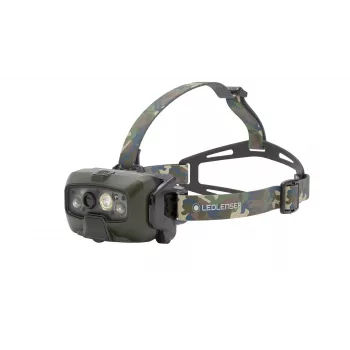 Ledlenser HF8R Core RGB Camouflage – LED priekinė lemputė, žalia