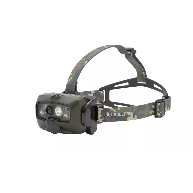 Ledlenser HF8R Core RGB Camouflage – LED priekinė lemputė, žalia