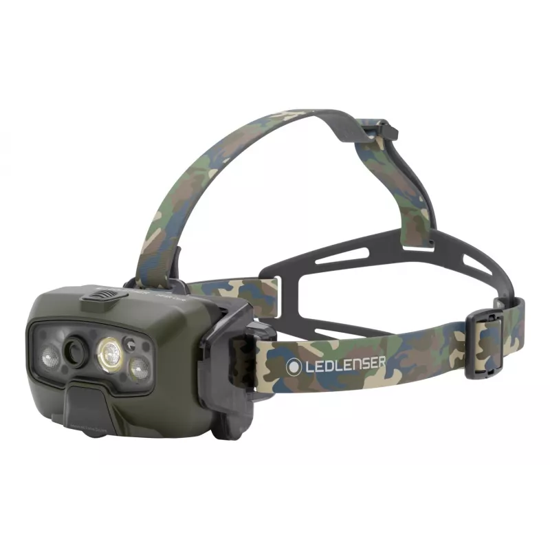 Ledlenser HF8R Core RGB Camouflage – LED priekinė lemputė, žalia