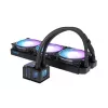 Alphacool Eisbaer Pro Aurora 360 procesoriaus skysčio aušintuvas 12 cm juodas, baltas 1 vnt.
