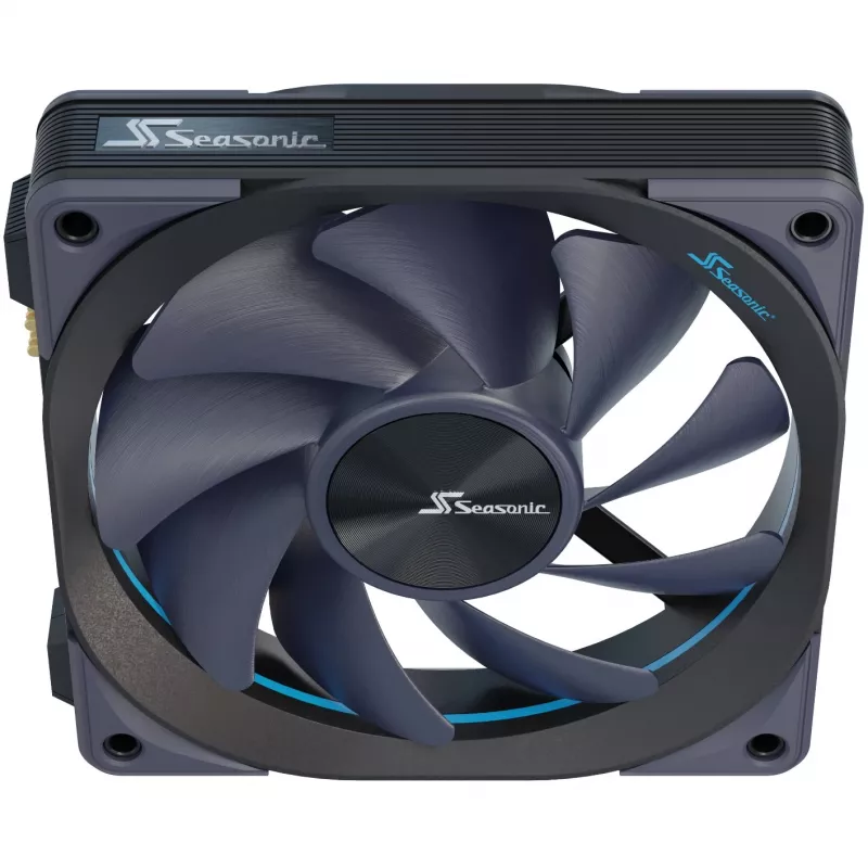 Seasonic MagFlow 1225 PWM 1 ventiliatoriaus rinkinys 120.4 x 124.2 x 26.6 mm / Fluid Dynamic Bearing / 63.33 CFM / 33.78 dBa / 2200 RPM / Magnetiniai kabeliai lengvam montavimui (MAGFLOW-1)