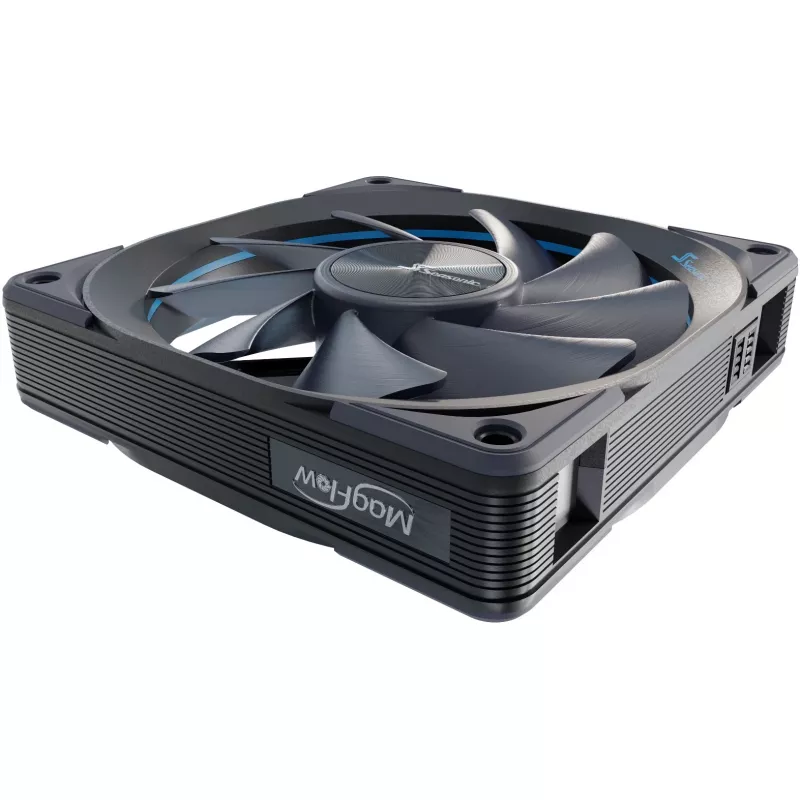 Seasonic MagFlow 1225 PWM 1 ventiliatoriaus rinkinys 120.4 x 124.2 x 26.6 mm / Fluid Dynamic Bearing / 63.33 CFM / 33.78 dBa / 2200 RPM / Magnetiniai kabeliai lengvam montavimui (MAGFLOW-1)