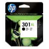 HP 301XL didelės talpos juoda originali rašalo kasetė