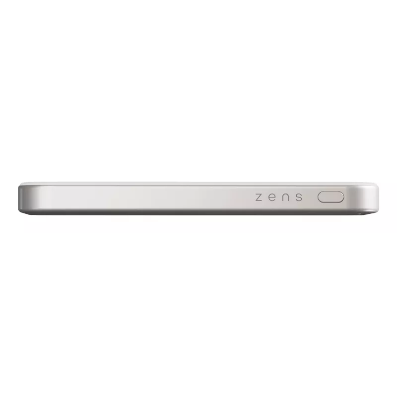 ZENS Pro 1 Slim 5000 mAh belaidis įkroviklis Baltas