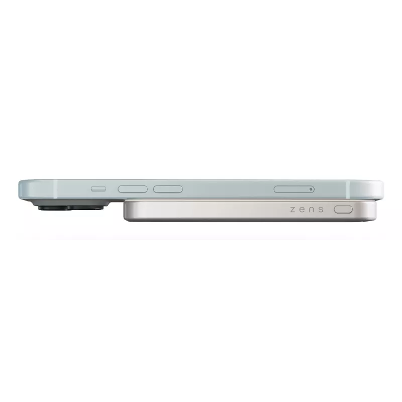 ZENS Pro 1 Slim 5000 mAh belaidis įkroviklis Baltas