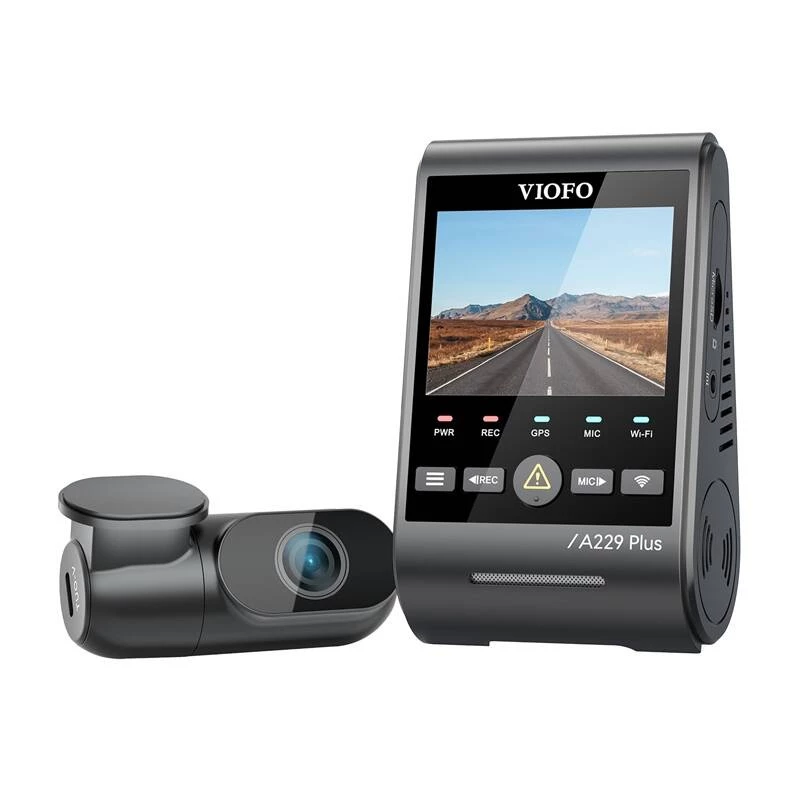 Vaizdo registratorius VIOFO A229 PLUS 2CH 2K + 2K WiFi GPS