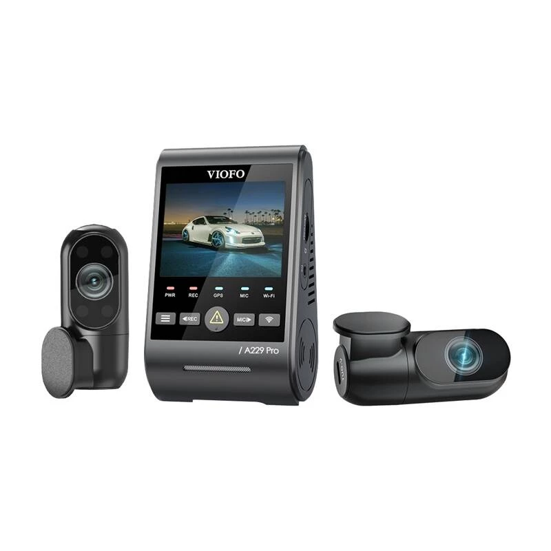 Vaizdo registratorius VIOFO A229 PRO 3CH 4K + 2K + 1080P WiFi GPS