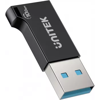 Unitek A1049ABK01 USB-C (mot.) į USB-A (pat.) adapteris, juodas