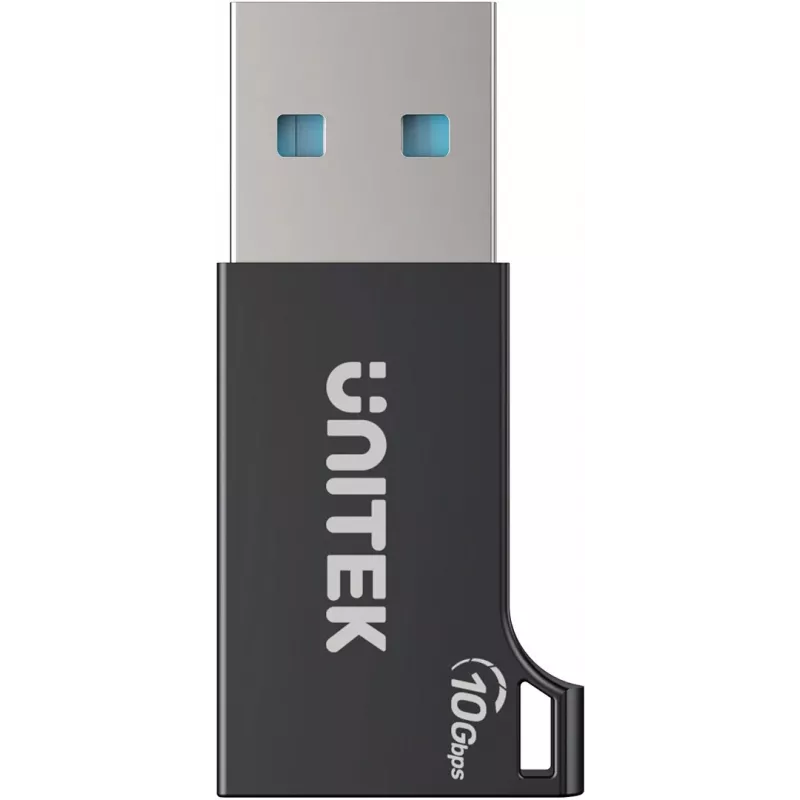 Unitek A1049ABK01 USB-C (mot.) į USB-A (pat.) adapteris, juodas