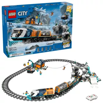 LEGO CITY 60470 Tyrinėtojų Arktinis poliarinis ekspresas traukinys