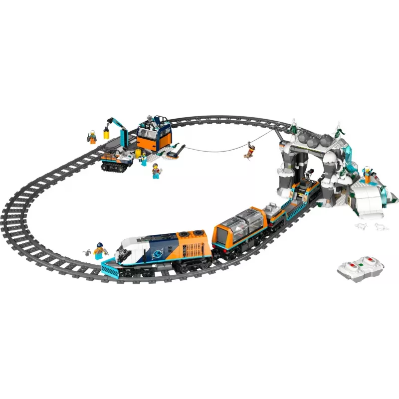 LEGO CITY 60470 Tyrinėtojų Arktinis poliarinis ekspresas traukinys