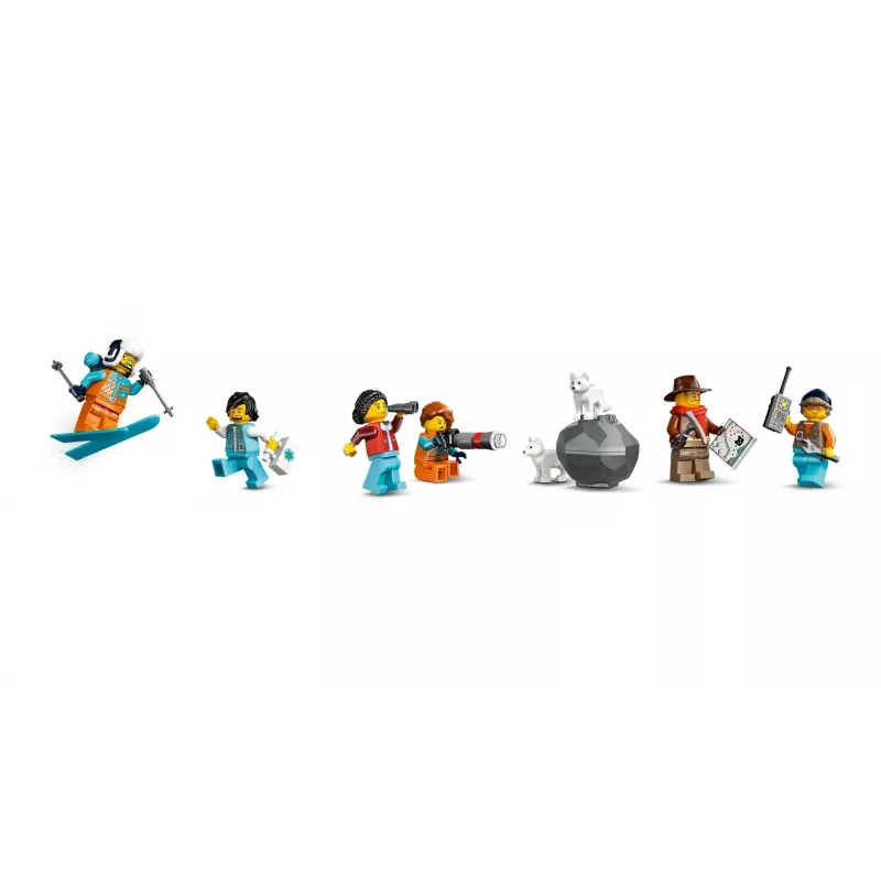 LEGO CITY 60470 Tyrinėtojų Arktinis poliarinis ekspresas traukinys