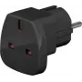 Wentronic Goobay kelioninis adapteris, juodas - JK kištukas > F tipo (CEE 7/7) lizdas (94271)