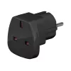 Wentronic Goobay kelioninis adapteris, juodas - JK kištukas > F tipo (CEE 7/7) lizdas (94271)