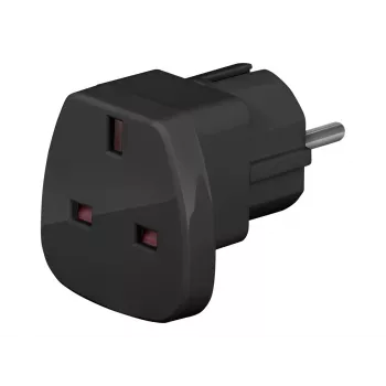 Wentronic Goobay kelioninis adapteris, juodas - JK kištukas > F tipo (CEE 7/7) lizdas (94271)