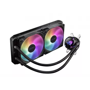 ASUS ROG STRIX LC II 280 ARGB procesoriaus vandens aušintuvas 14 cm juodas