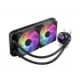 ASUS ROG STRIX LC II 280 ARGB procesoriaus vandens aušintuvas 14 cm juodas