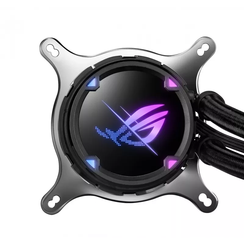 ASUS ROG STRIX LC II 280 ARGB procesoriaus vandens aušintuvas 14 cm juodas
