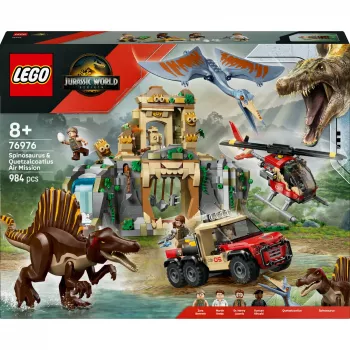 LEGO JURASSIC WORLD 76976 Spinosaurus & Quetzalcoatlus Oro Misija