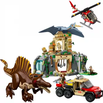 LEGO JURASSIC WORLD 76976 Spinosaurus & Quetzalcoatlus Oro Misija