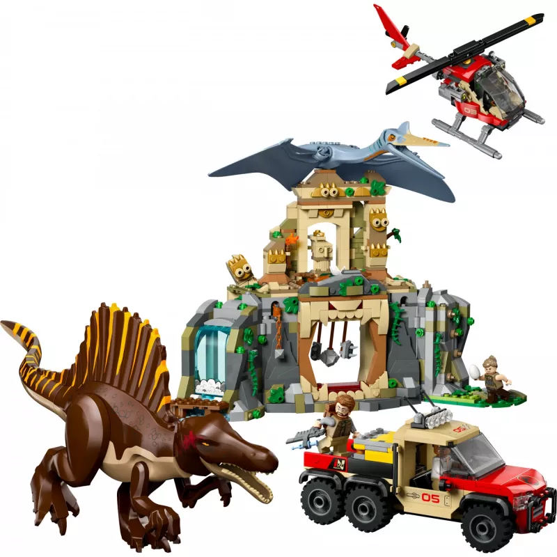 LEGO JURASSIC WORLD 76976 Spinosaurus & Quetzalcoatlus Oro Misija
