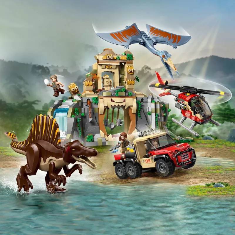 LEGO JURASSIC WORLD 76976 Spinosaurus & Quetzalcoatlus Oro Misija