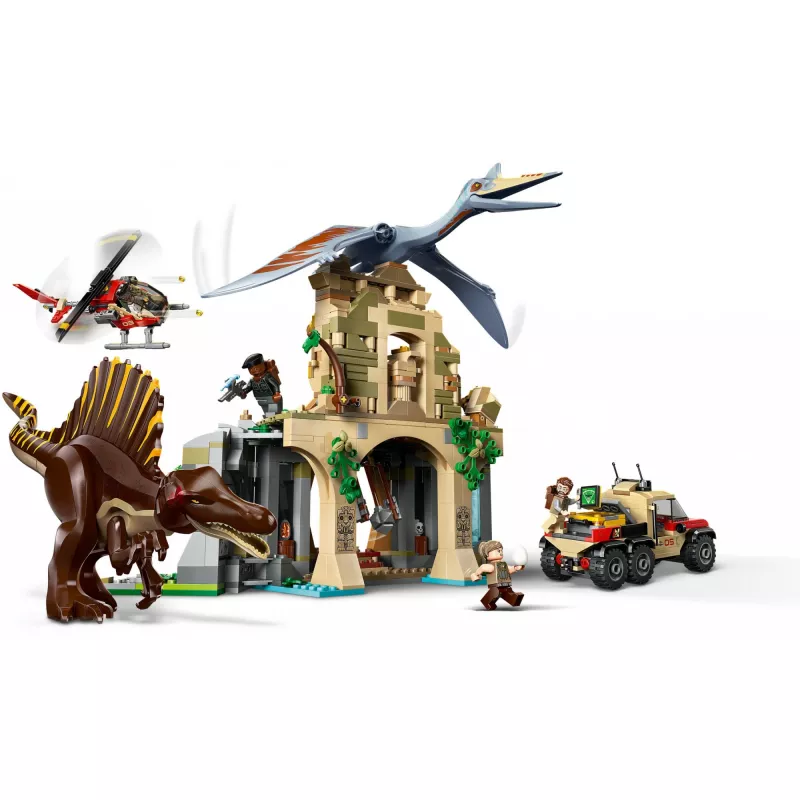 LEGO JURASSIC WORLD 76976 Spinosaurus & Quetzalcoatlus Oro Misija