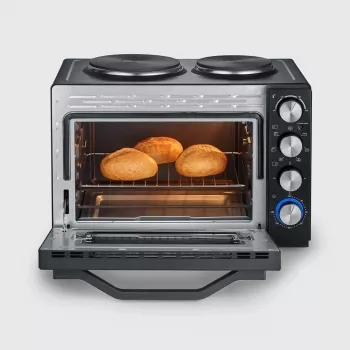 Severin TO 2073 XXL orkaitė-skrudintuvė 60 L 2200 W juoda su griliu