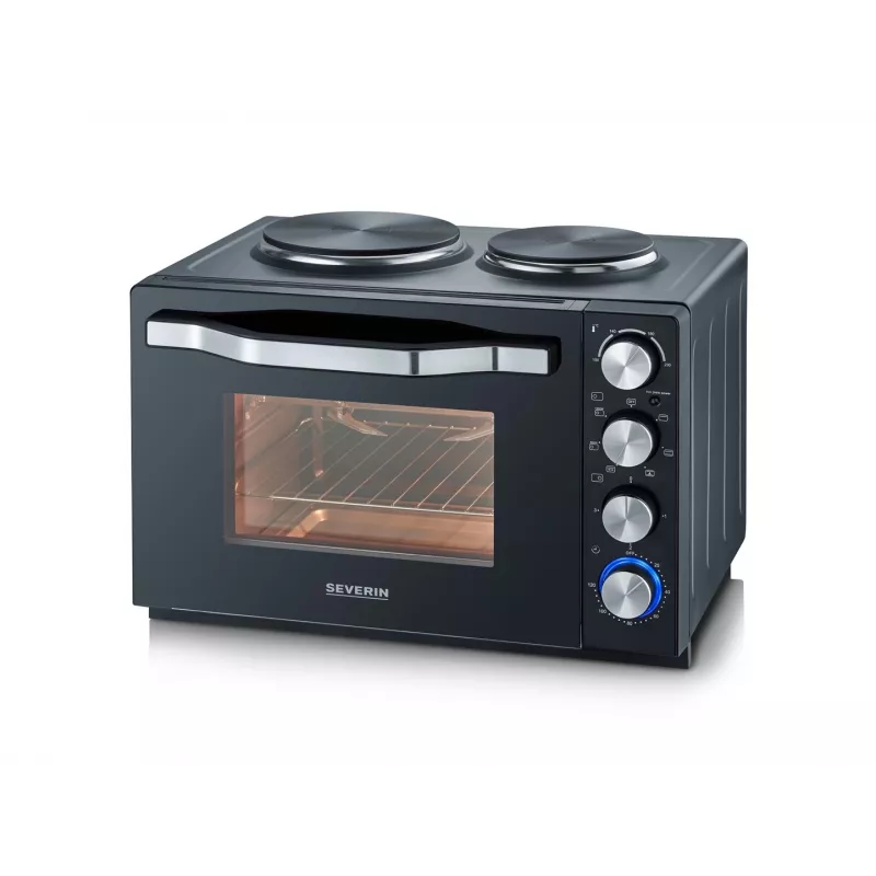 Severin TO 2073 XXL orkaitė-skrudintuvė 60 L 2200 W juoda su griliu