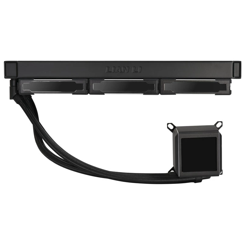 Skysčio aušinimo komplektas Lian Li GALAHAD II LCD SL-INF 36 cm Juoda