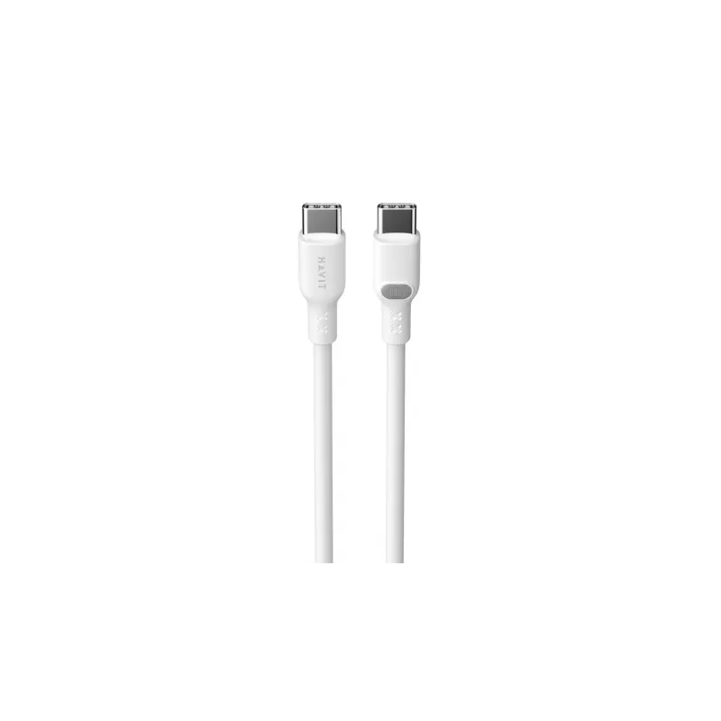 USB Type-C į USB Type-C laidas Havit CB6280 1m baltas