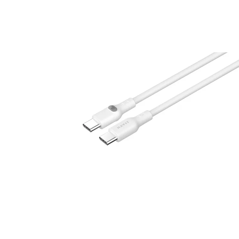 USB Type-C į USB Type-C laidas Havit CB6280 1m baltas
