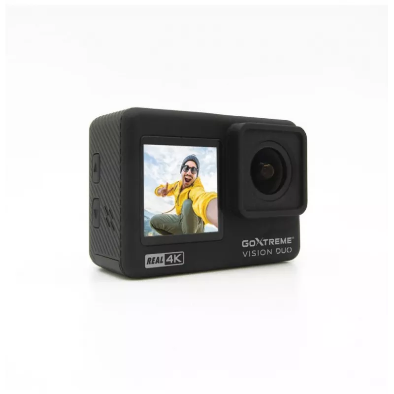 EASYPIX GoXtreme Vision DUO 4K veiksmo kamera su jutikliniu ekranu, vandeniui atspari, Wi-Fi