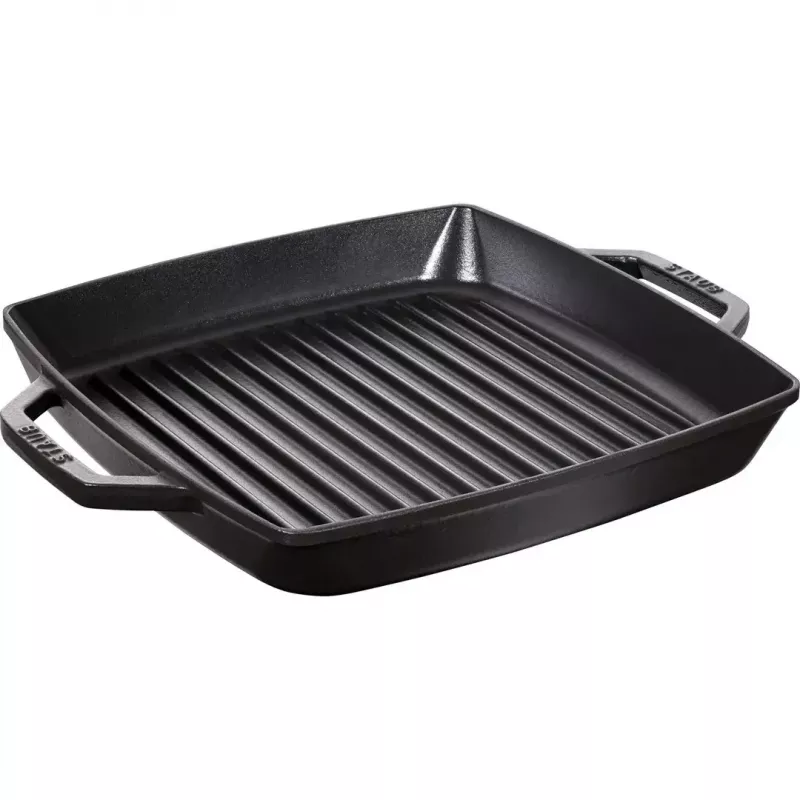 Grill keptuvė Staub 40511-683-0 stačiakampė juoda 348x280x43 mm